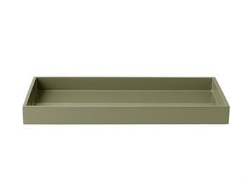 LUX Lacquer Tray 38*19*3,5 cm Army